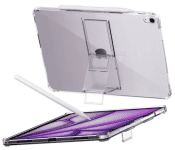 아라리 아이패드 투명 애플펜슬 수납 거치 케이스